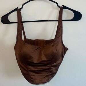 Pink VS Wireless Lightly Lined Brown Corset